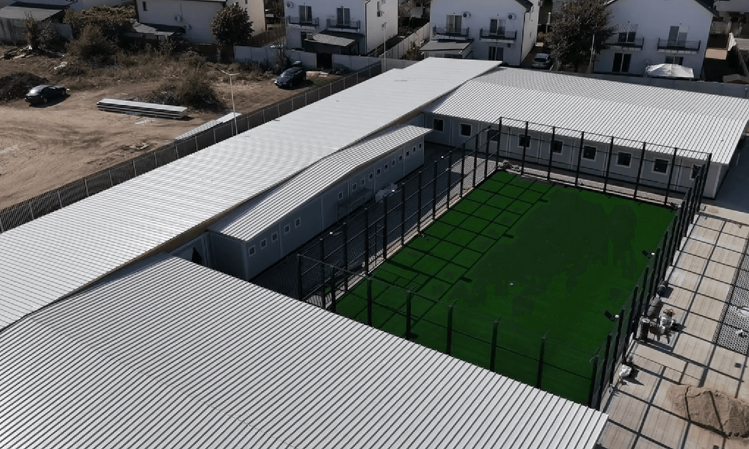 A "Welcome to your dashboard" modal interface