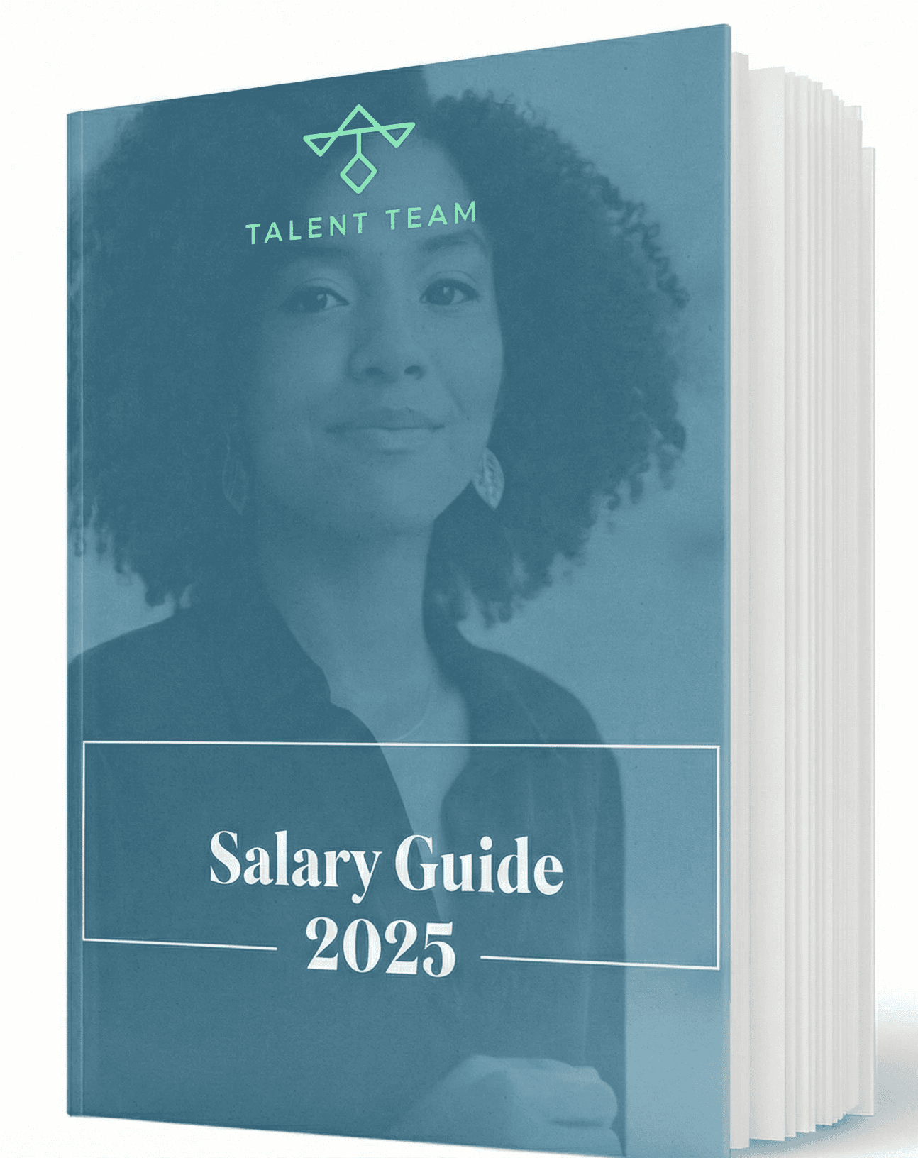 A snow monkey sits in a snowy forest