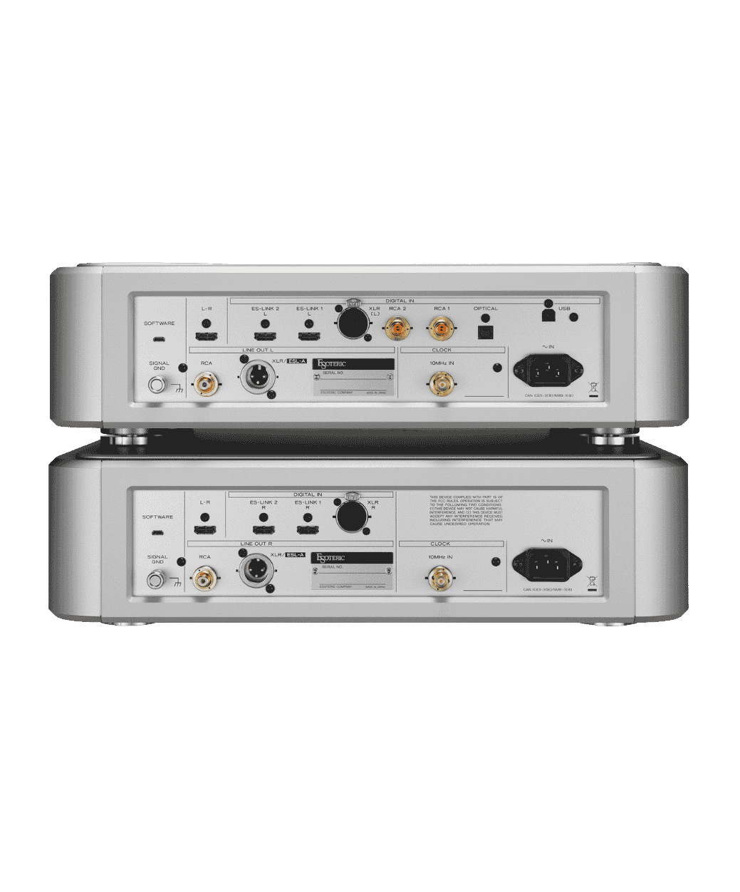 Esoteric - Grandioso D1X SE - BACK Panel - LE STUDIO HIFI