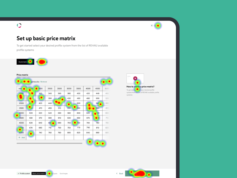 Rehau Connect - Hotmap analysis