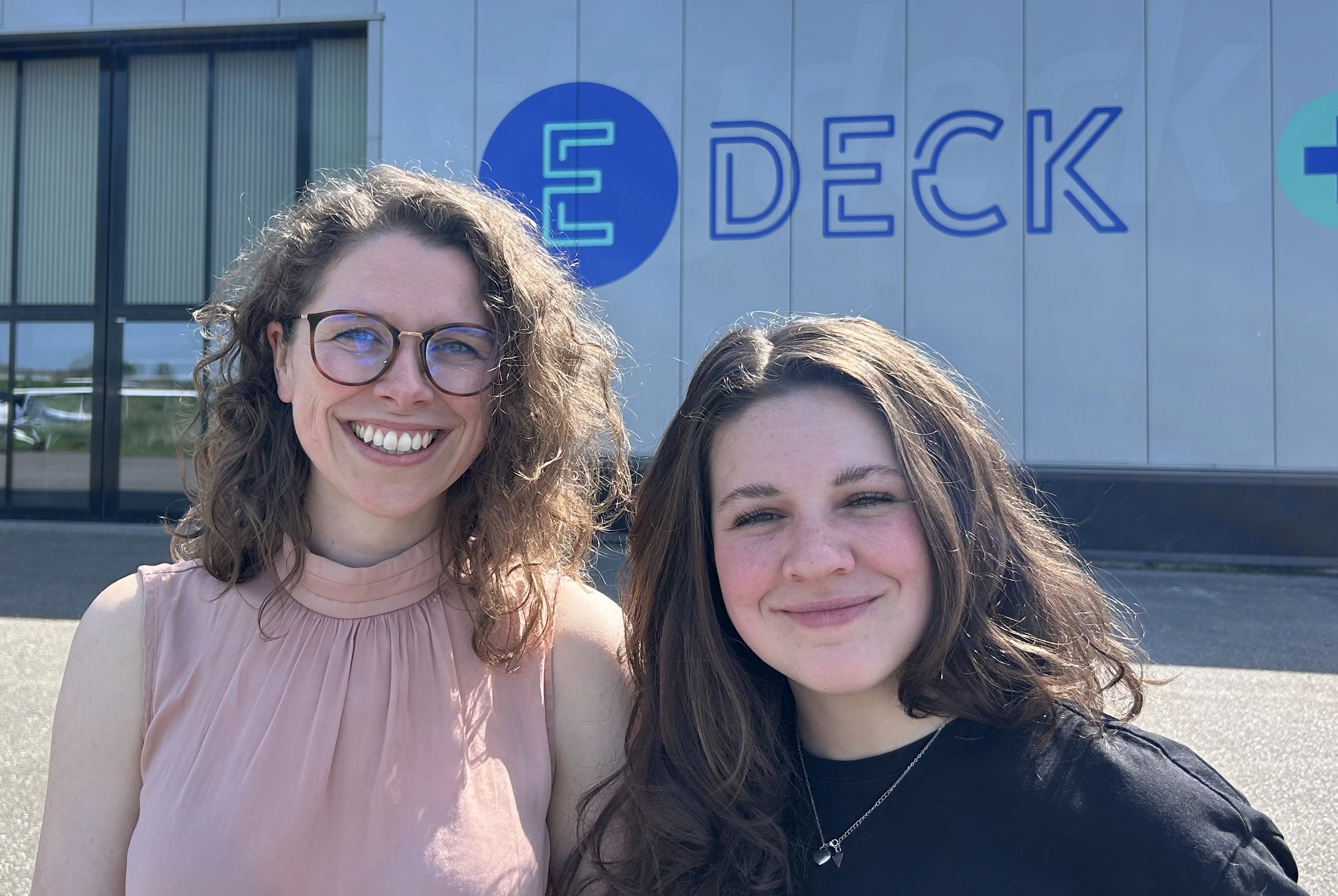 Christel Verveda en Anouk Weustink