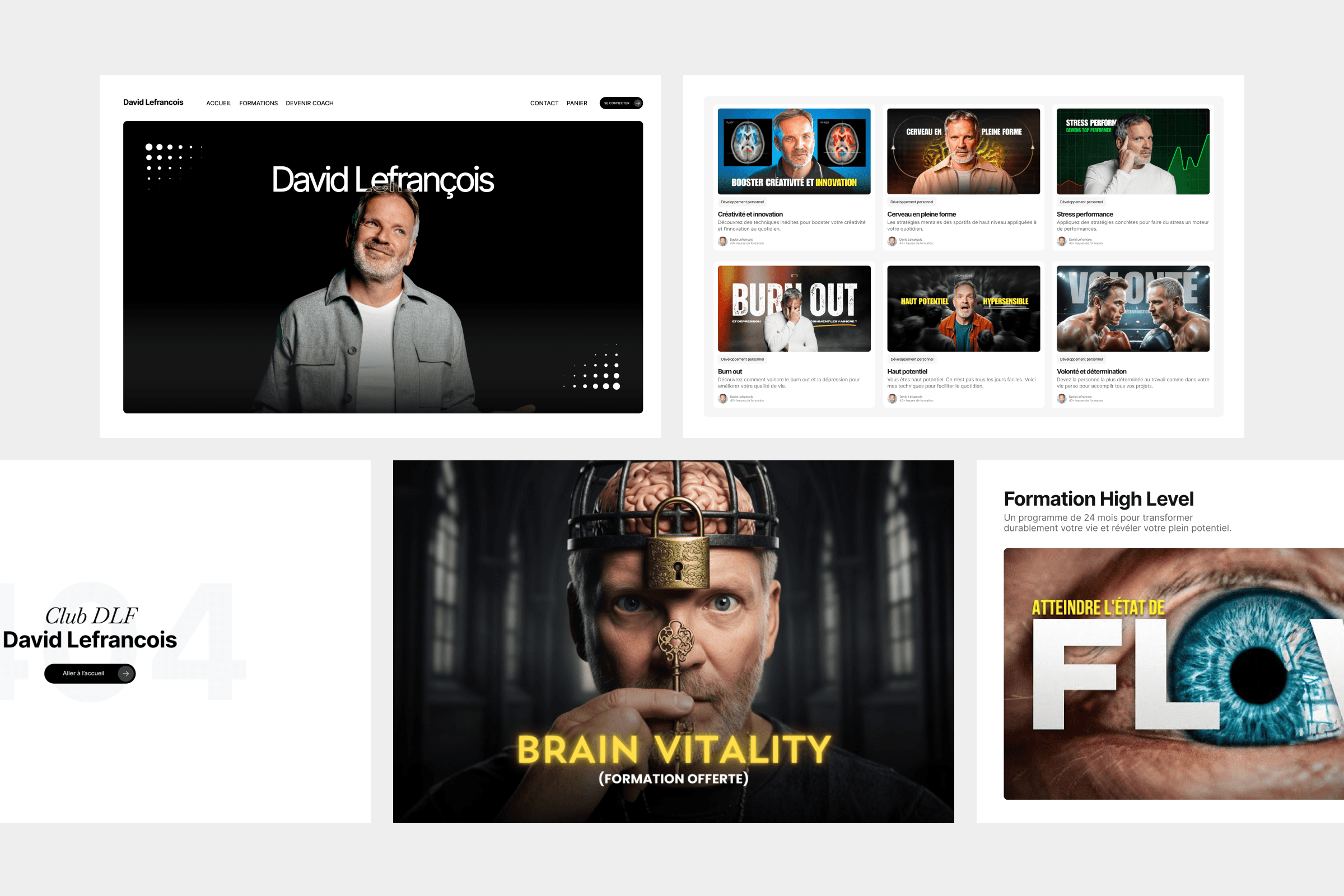 Site internet avec un parcours utilisateur très clair.