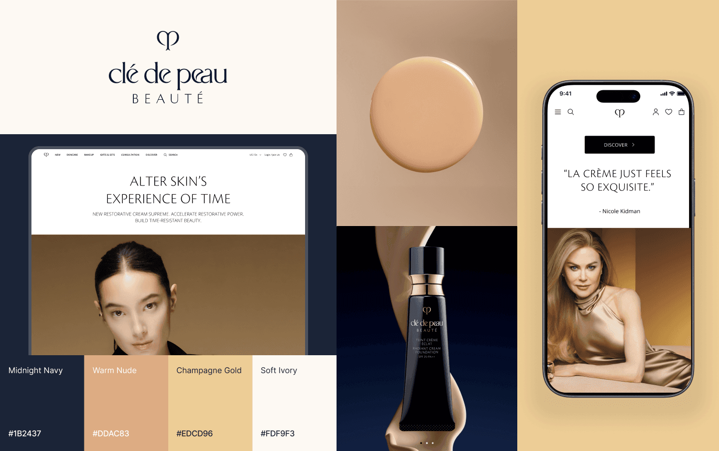 Clé de Peau Beauté — campaign landing pages by Wecomeet