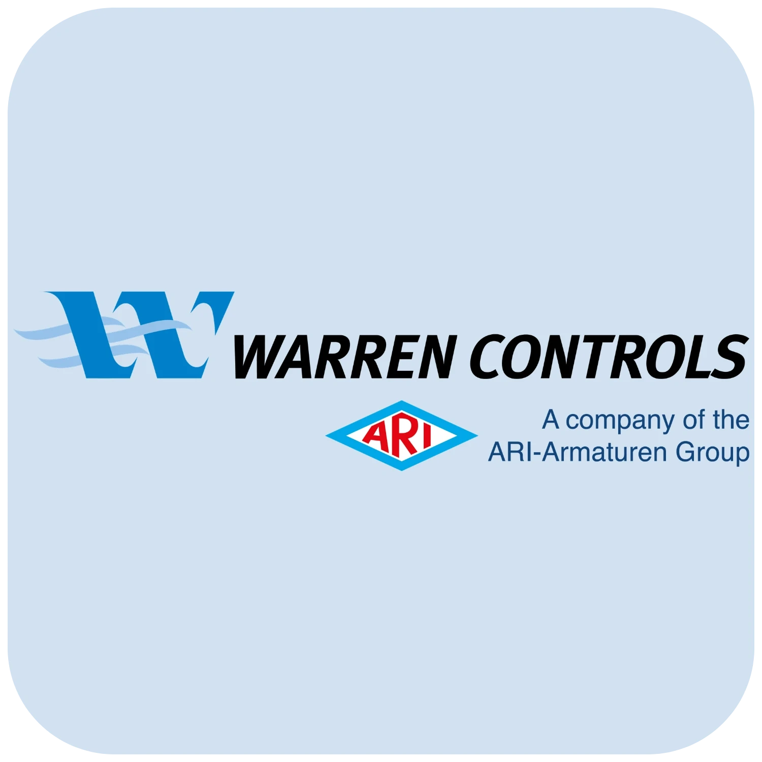 Logo Warren Controls, fabricant américain de vannes de régulation du groupe ARI-Armaturen