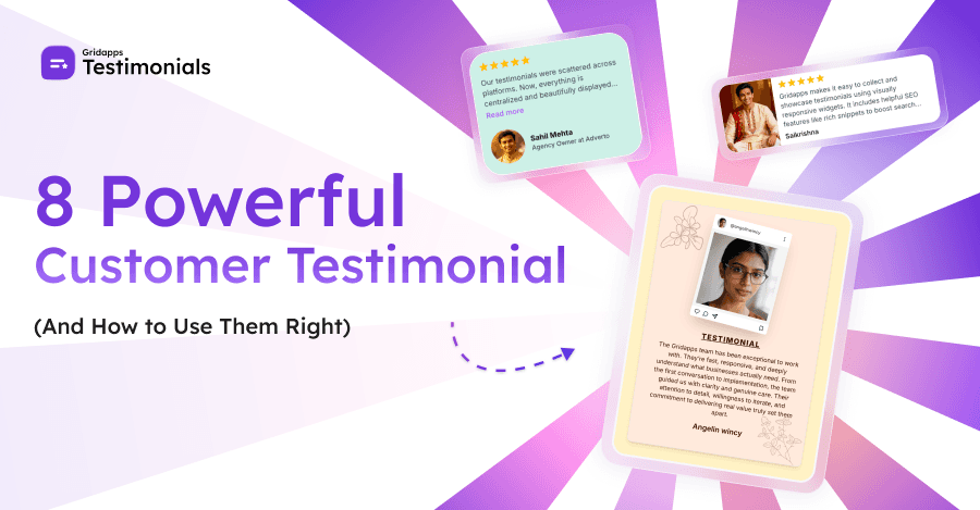 8 Powerful Customer Testimonial Examples - Griapps Testimonials 