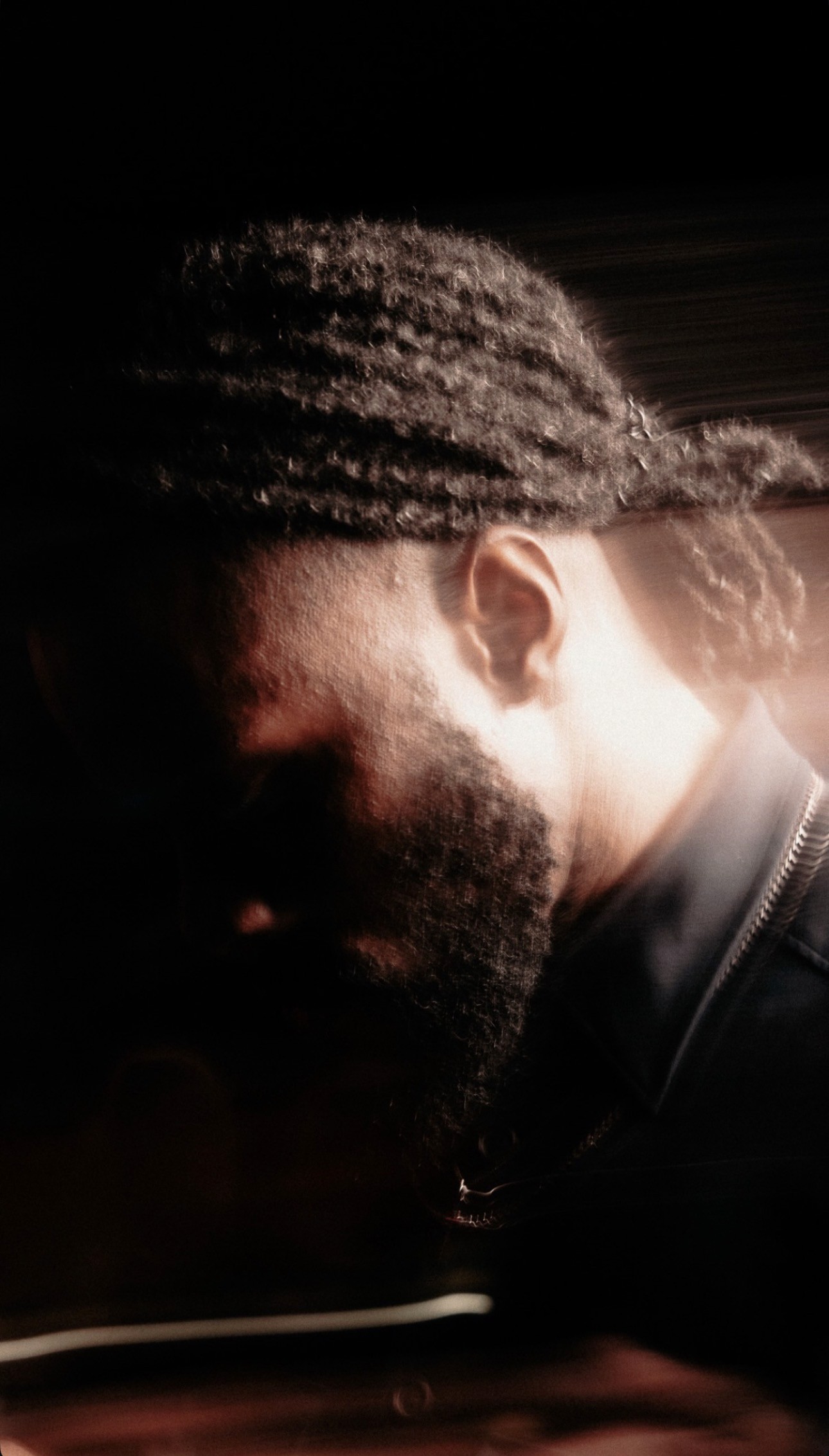 a blurry photo of me