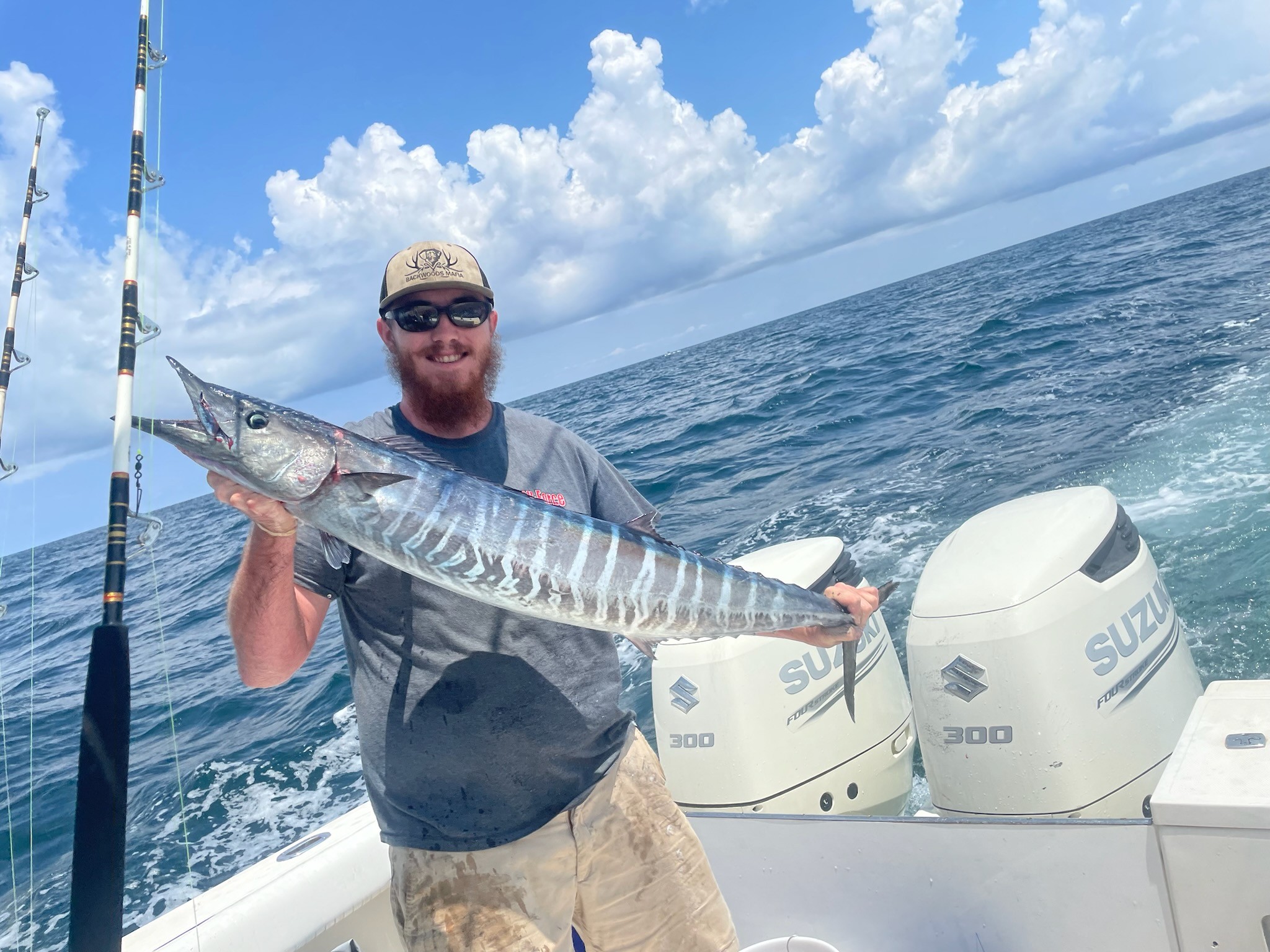 Man holding a Wahoo