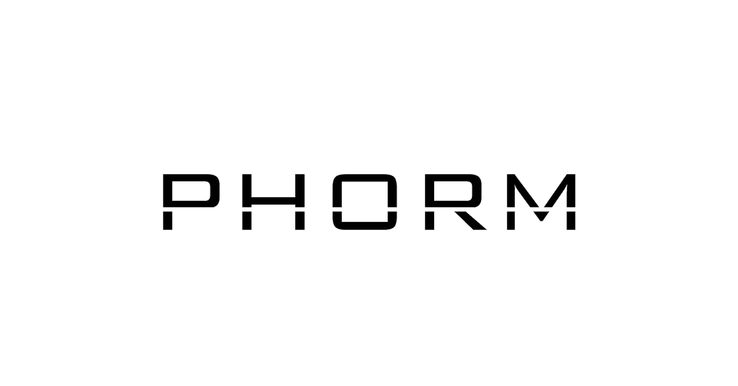 phorm logo white