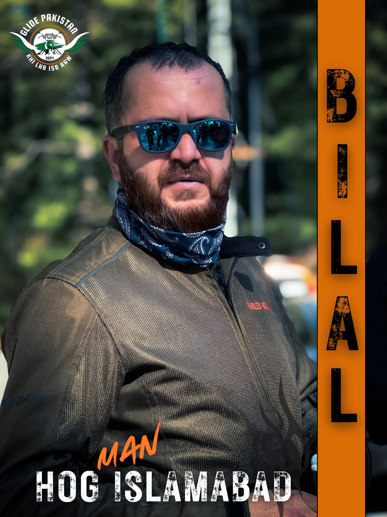 a man smiling for the camera