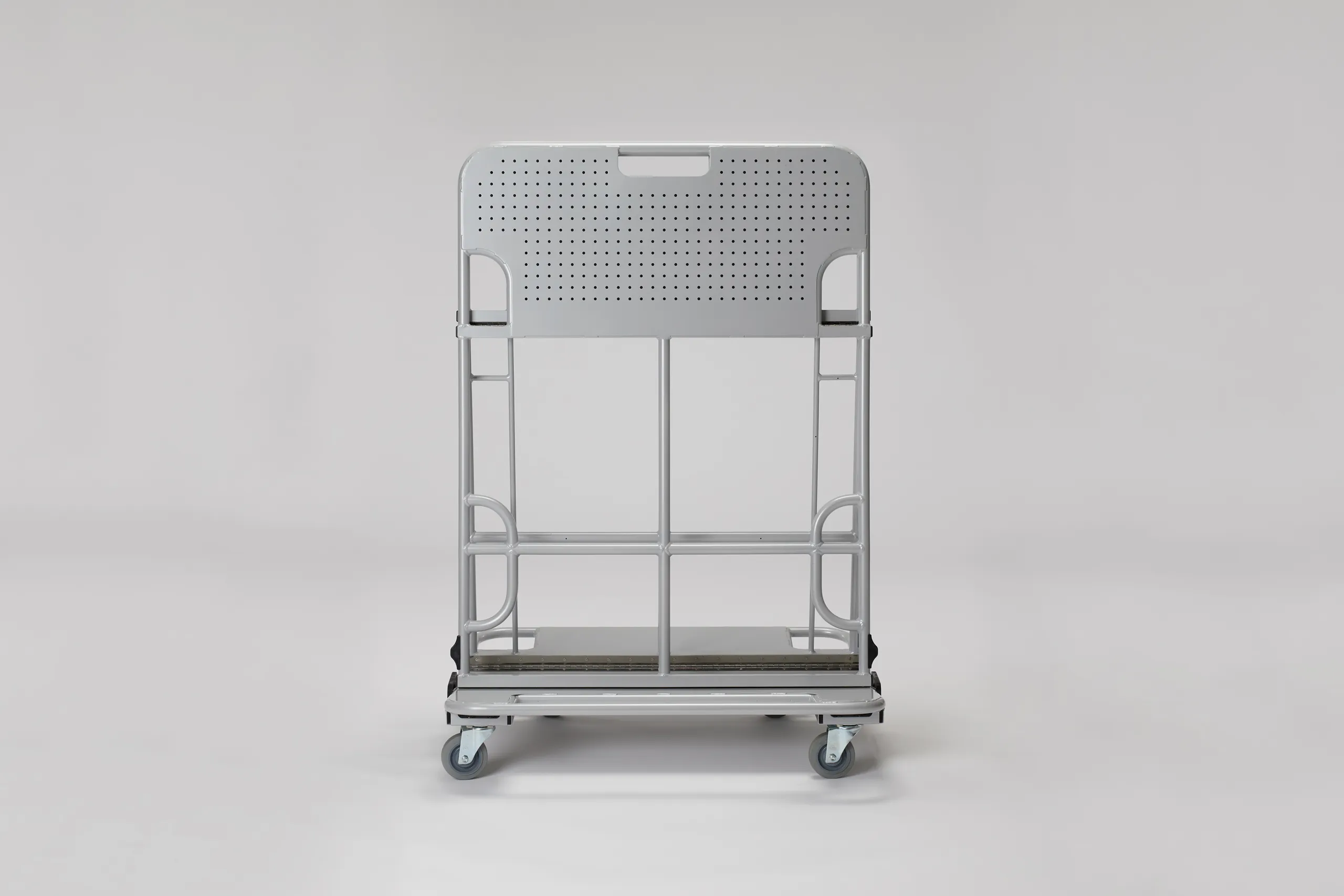 Gray High Art Butterfly Cart shown front-on in its open configuration