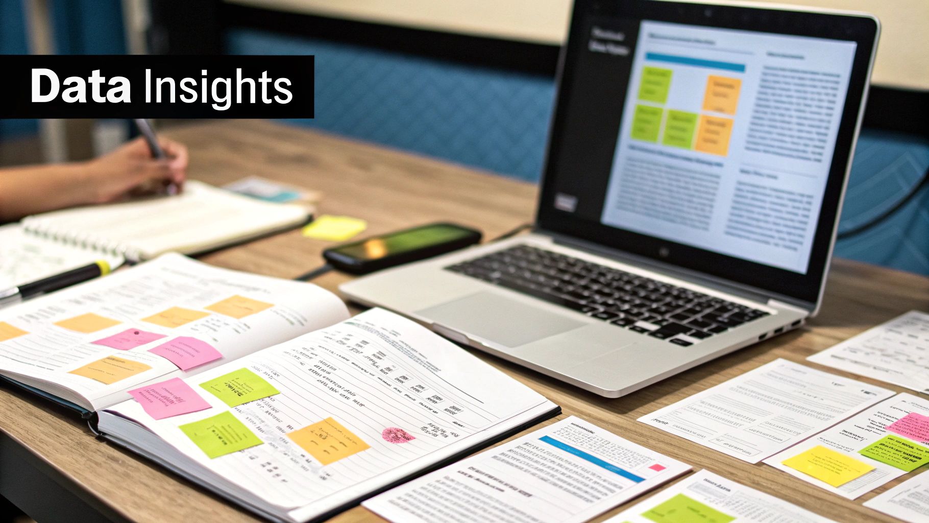 A person analyzing charts and graphs on a digital screen, representing data analysis.