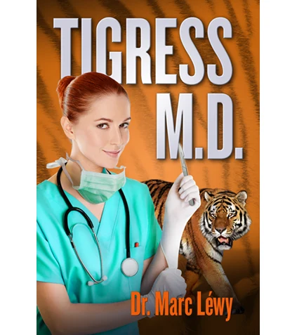 Intriguing book cover design for a romantic crime fiction about a nurse with romantic themes