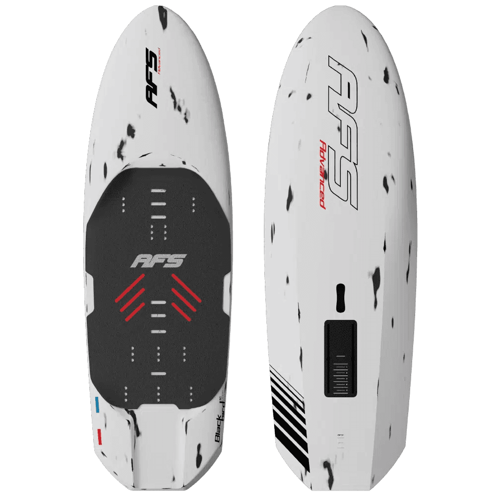AFS Blackbird Board Mid Length, top-down view showing profile