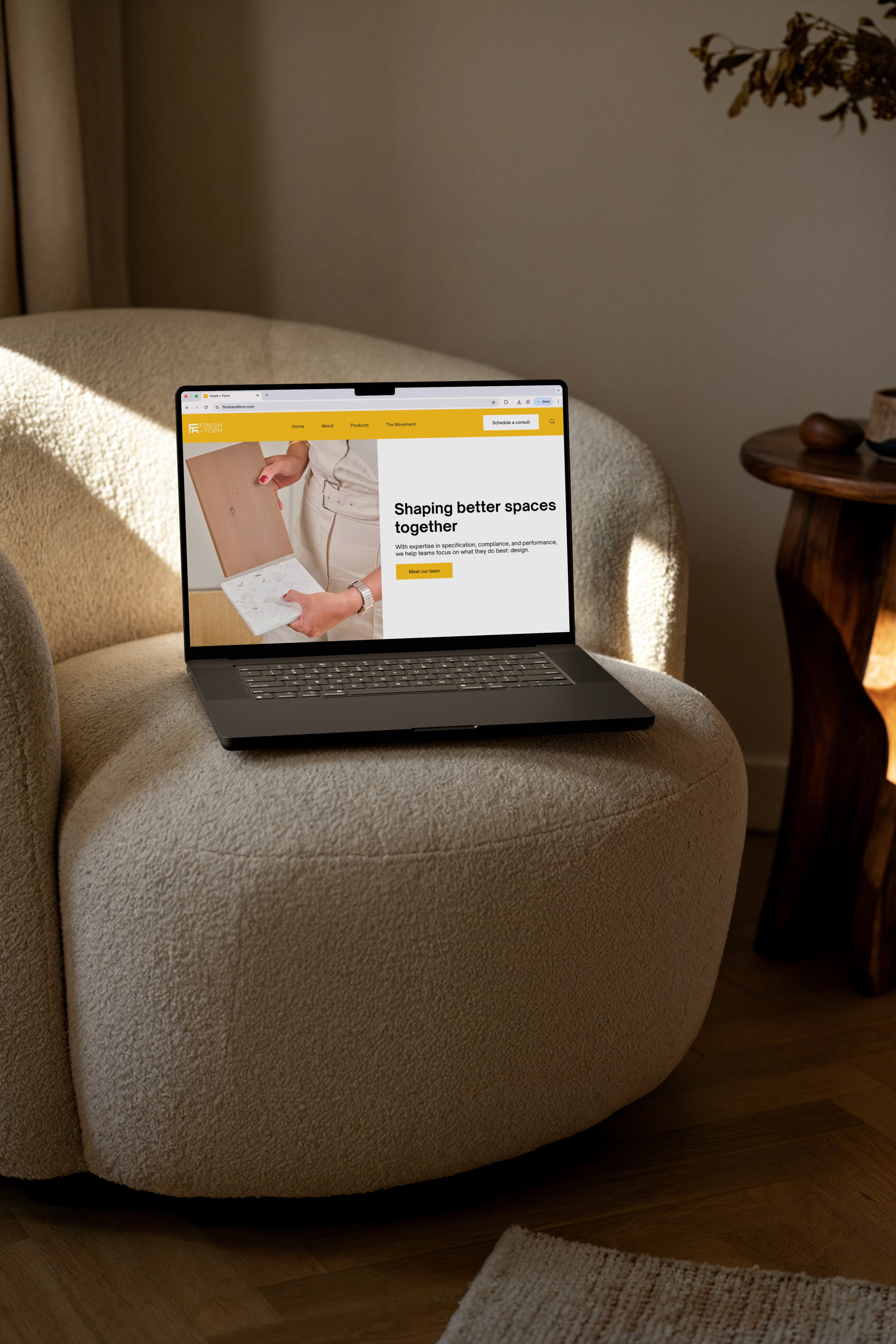 Website design for Los Angeles design consultancy agency