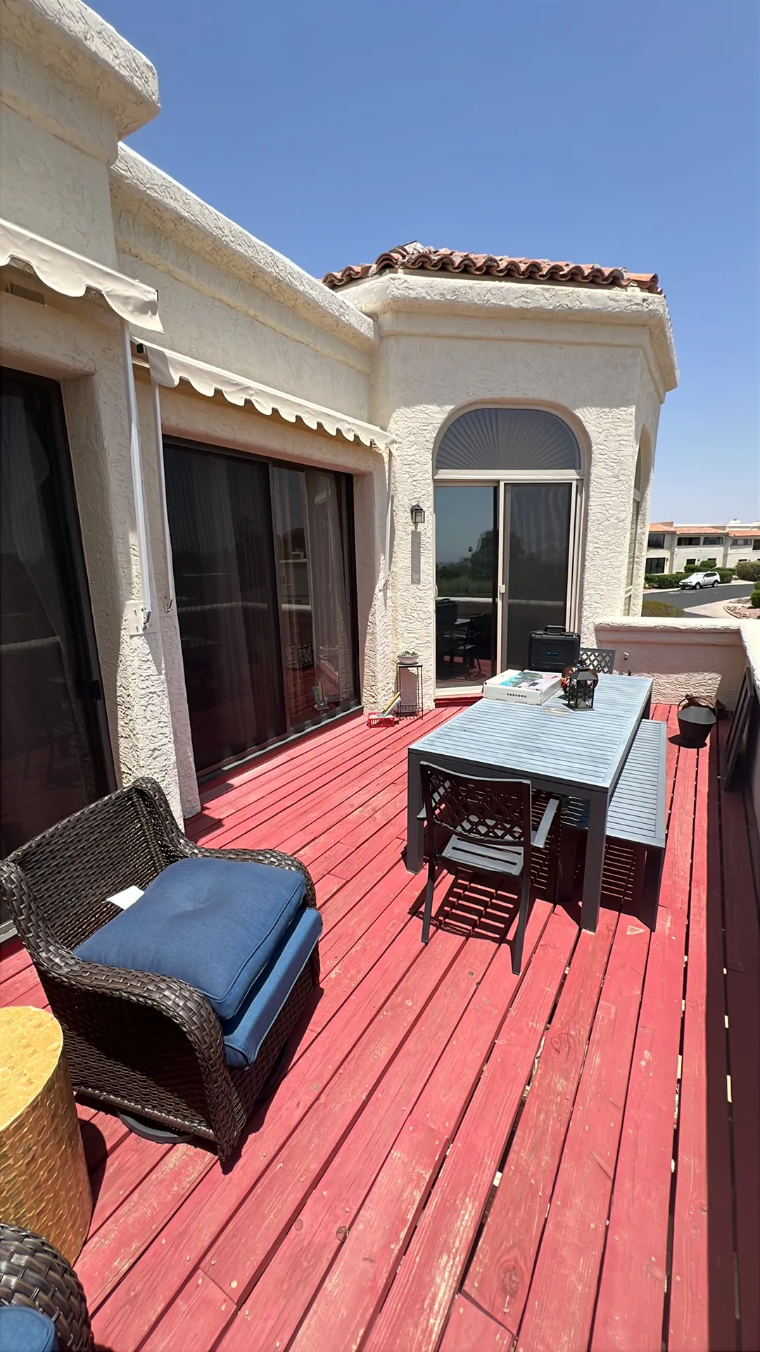 Before. HBC Desks – Balcony Renewal with Trex Enhance decking