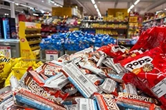 bilde av sjokolade og godteri