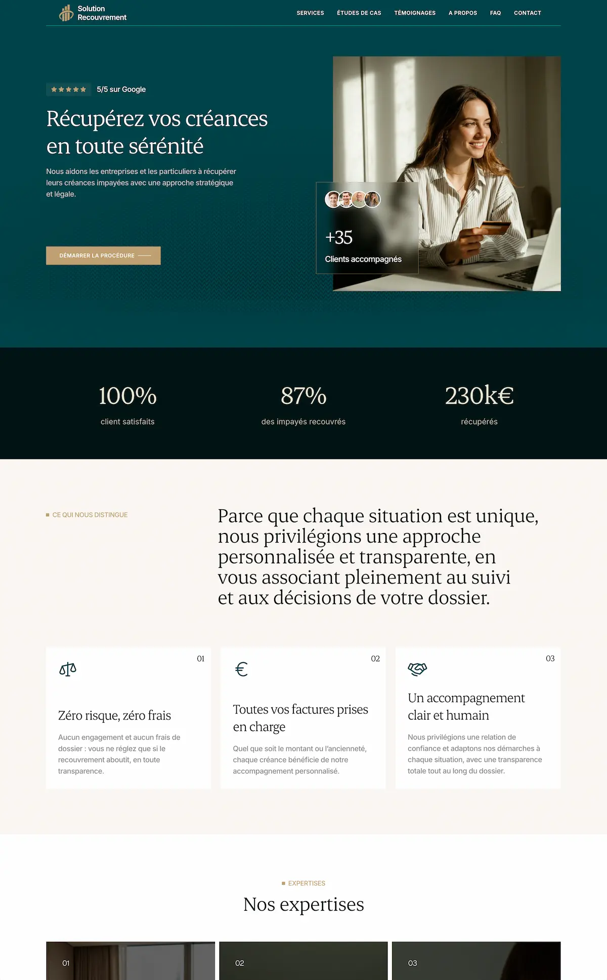 Projet Framer Académie des lauriers