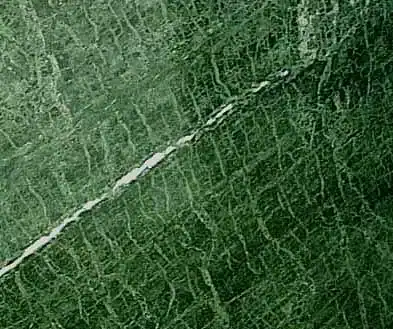 MMPL Green marble — natural stone swatch, Mosaiclegs Art Studio