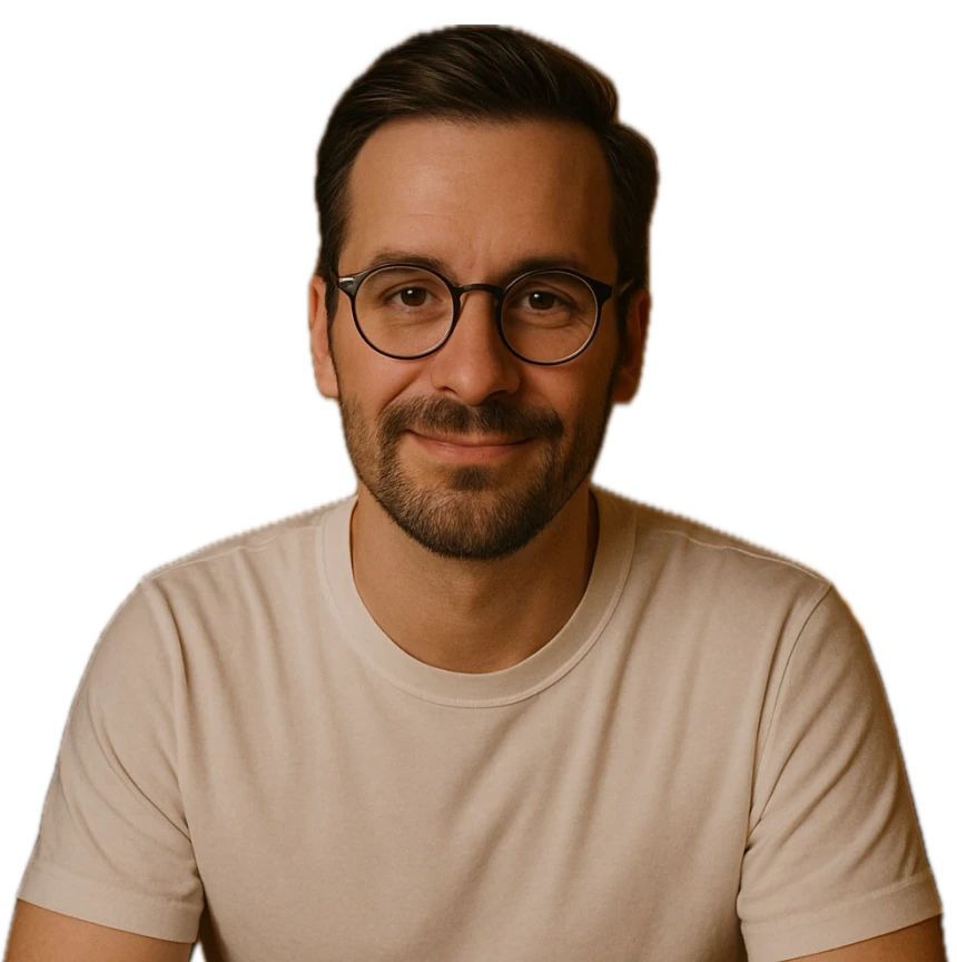 Smiling person in professional work related scenery