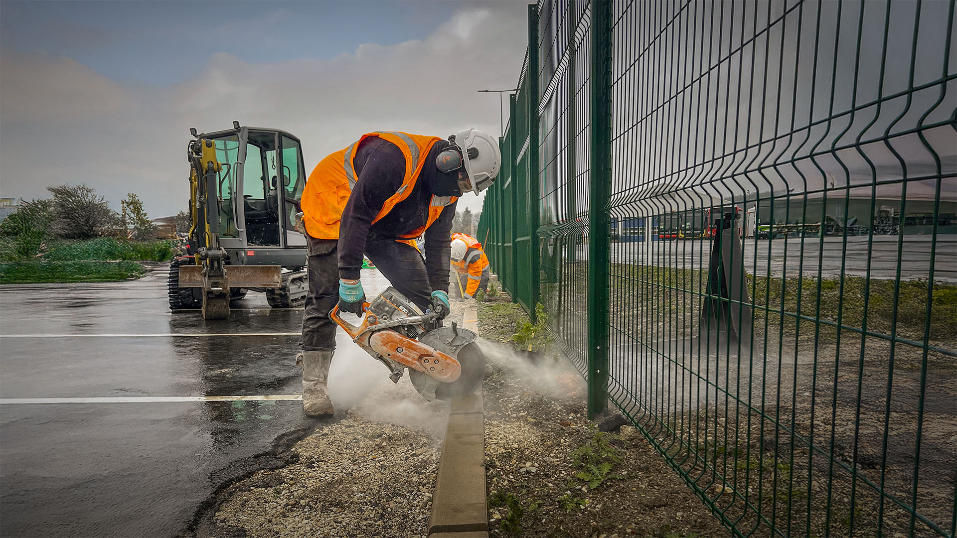 an electric car being charged by a charger