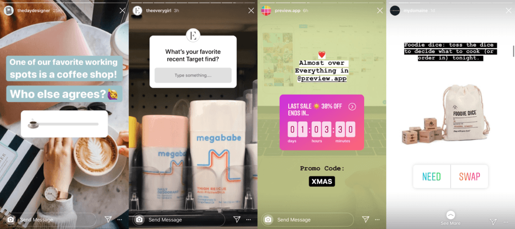 Instagram story trends