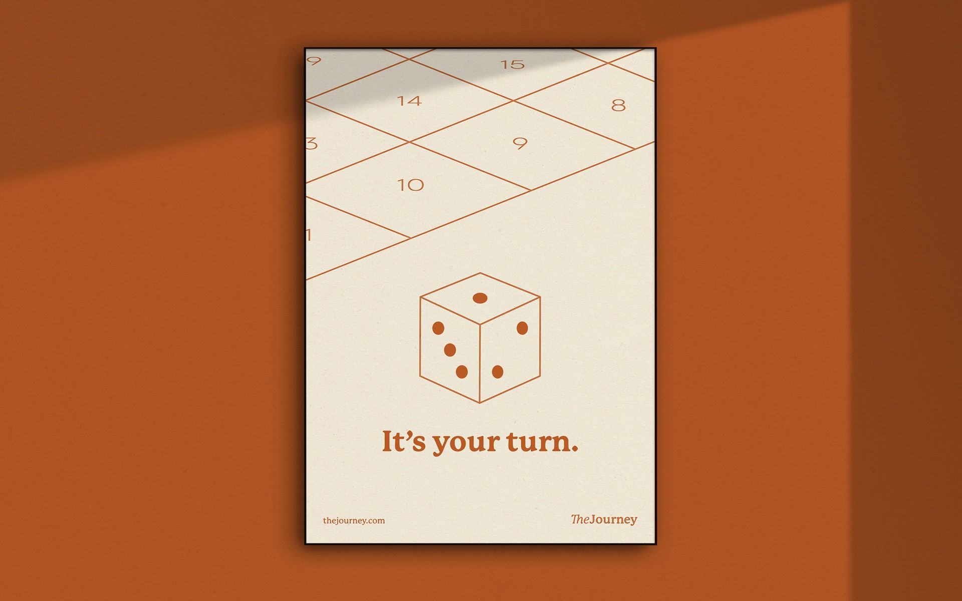 The Journey board game poster