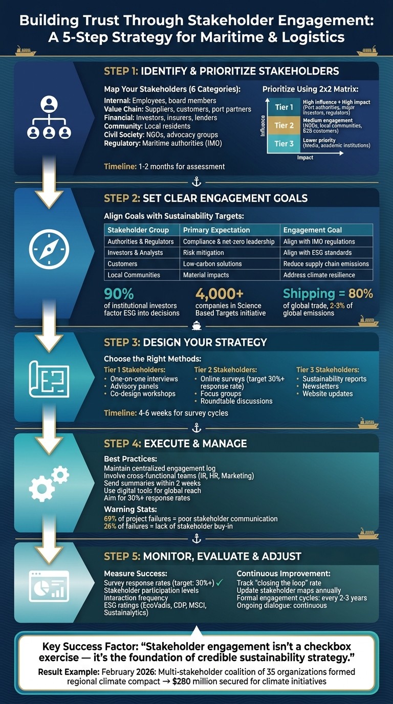 5-Step Stakeholder Engagement Strategy for Maritime Companies