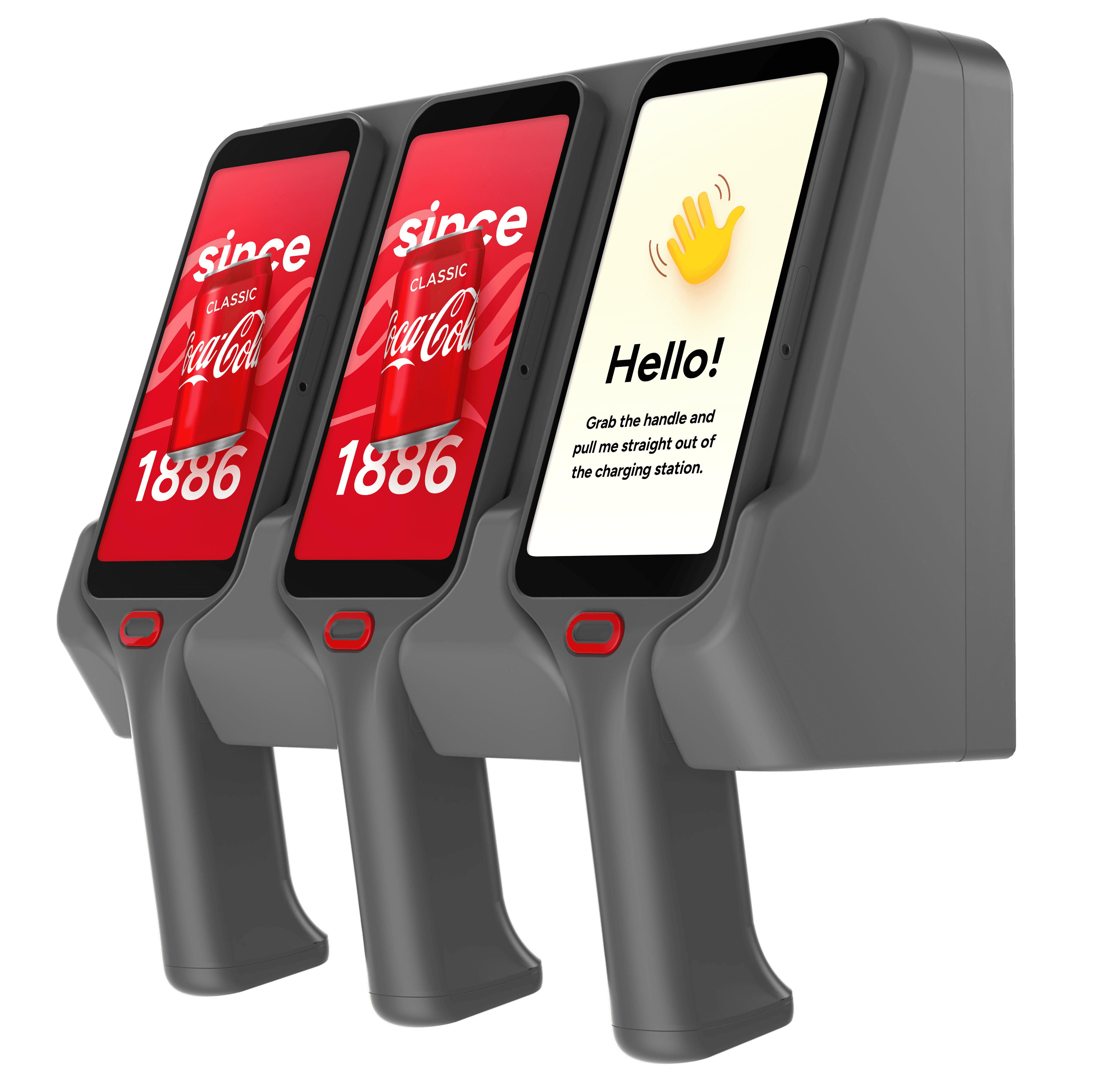 shopreme scan and go on handheld scanners honeywell retail media charging cradle