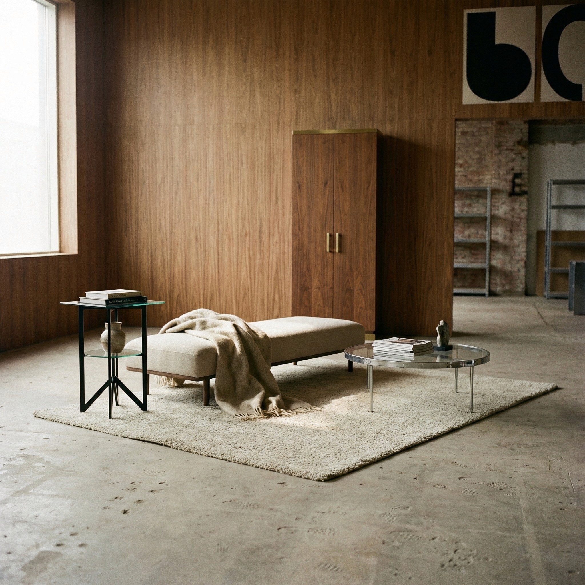 Close-up of a dark green leaf showing its textured surface and central vein against a muted background.