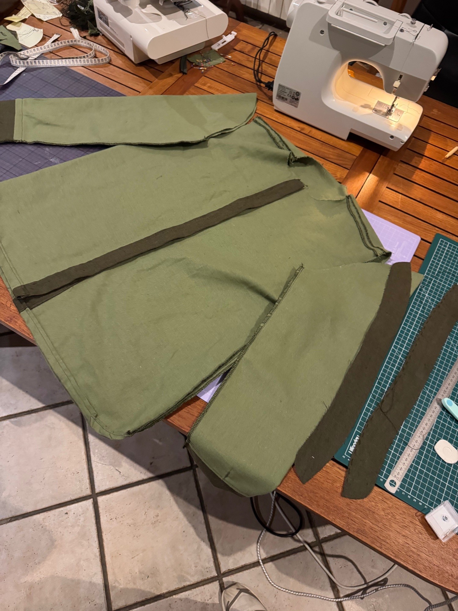 Ba Sing Se – veste en cours de couture