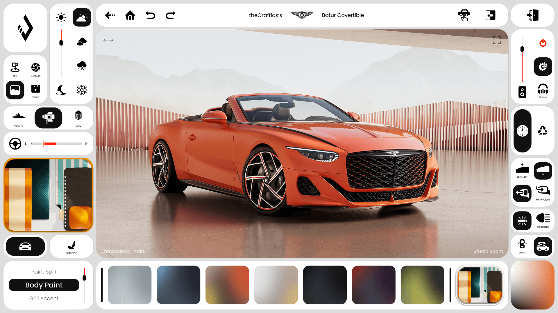 Coming soon project of Automotive Configurator of theCraftiqs.