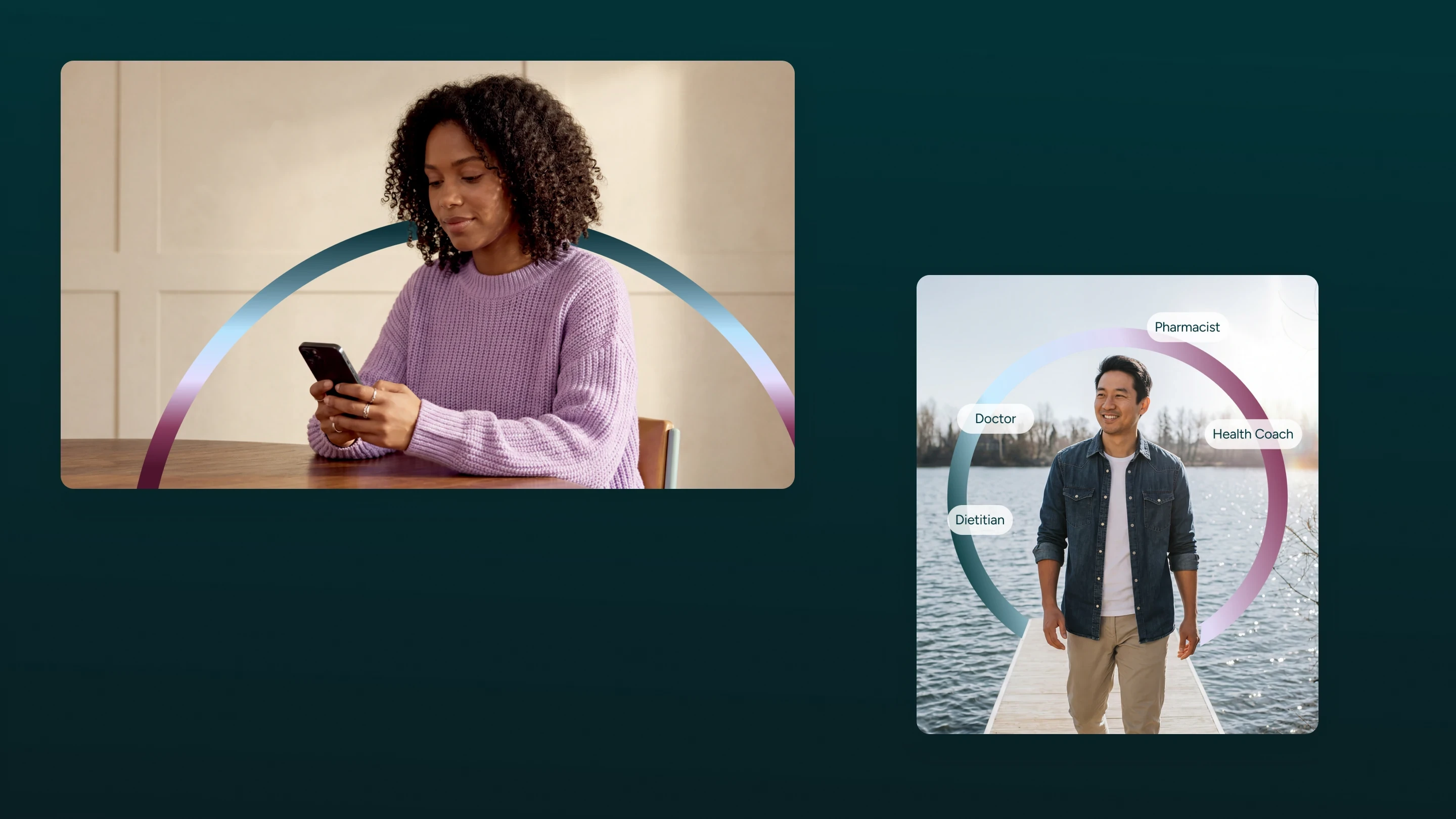 Ayble Health — second image library selection, AI imagery art direction by Charlota Blunarova