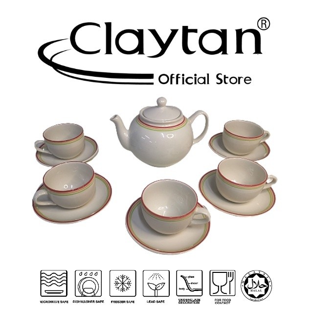 5 pax 12 pcs Tea Set