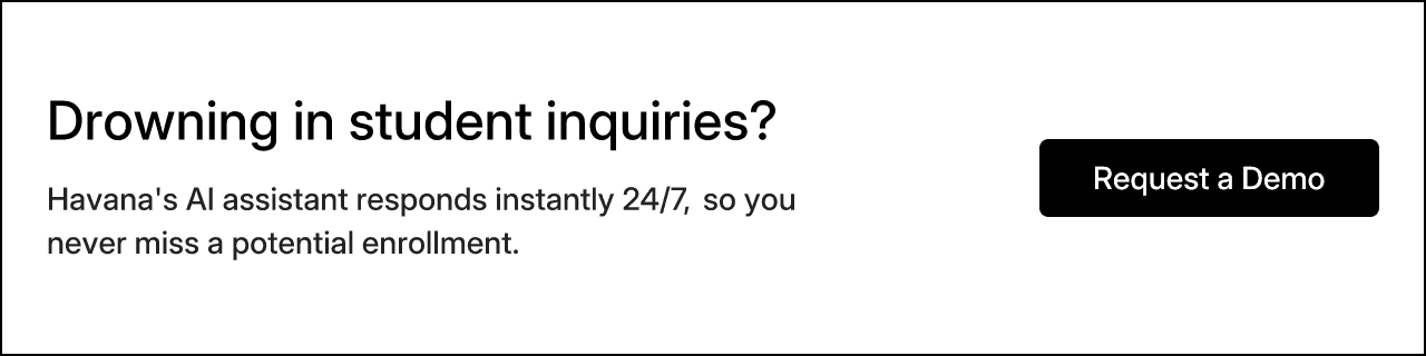 Drowning in student inquiries?