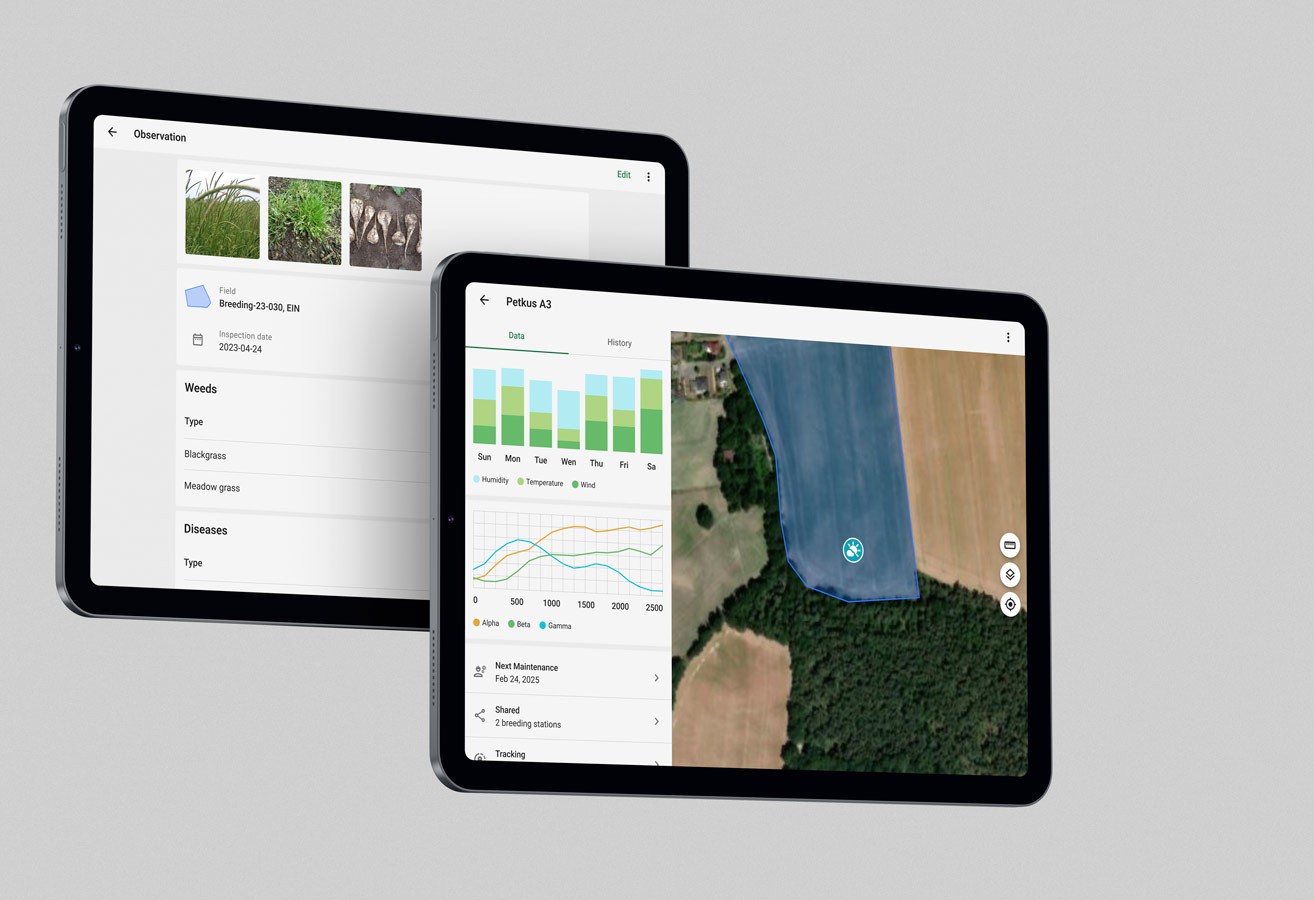 Mobile apps for KWS FEX featuring high-performance UX/UI design for efficient field operations and planning, with optimized flows and interactions.