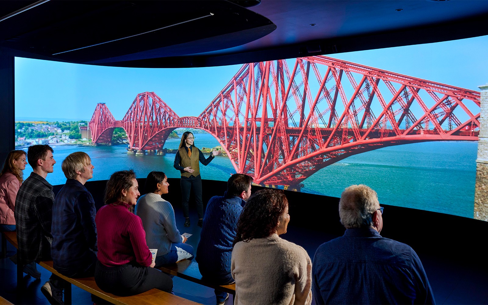 Scotch Whisky Experience sensory video journey in Edinburgh, Scotland.