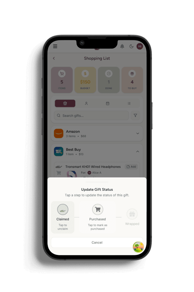 An image of Giverrs gift state management