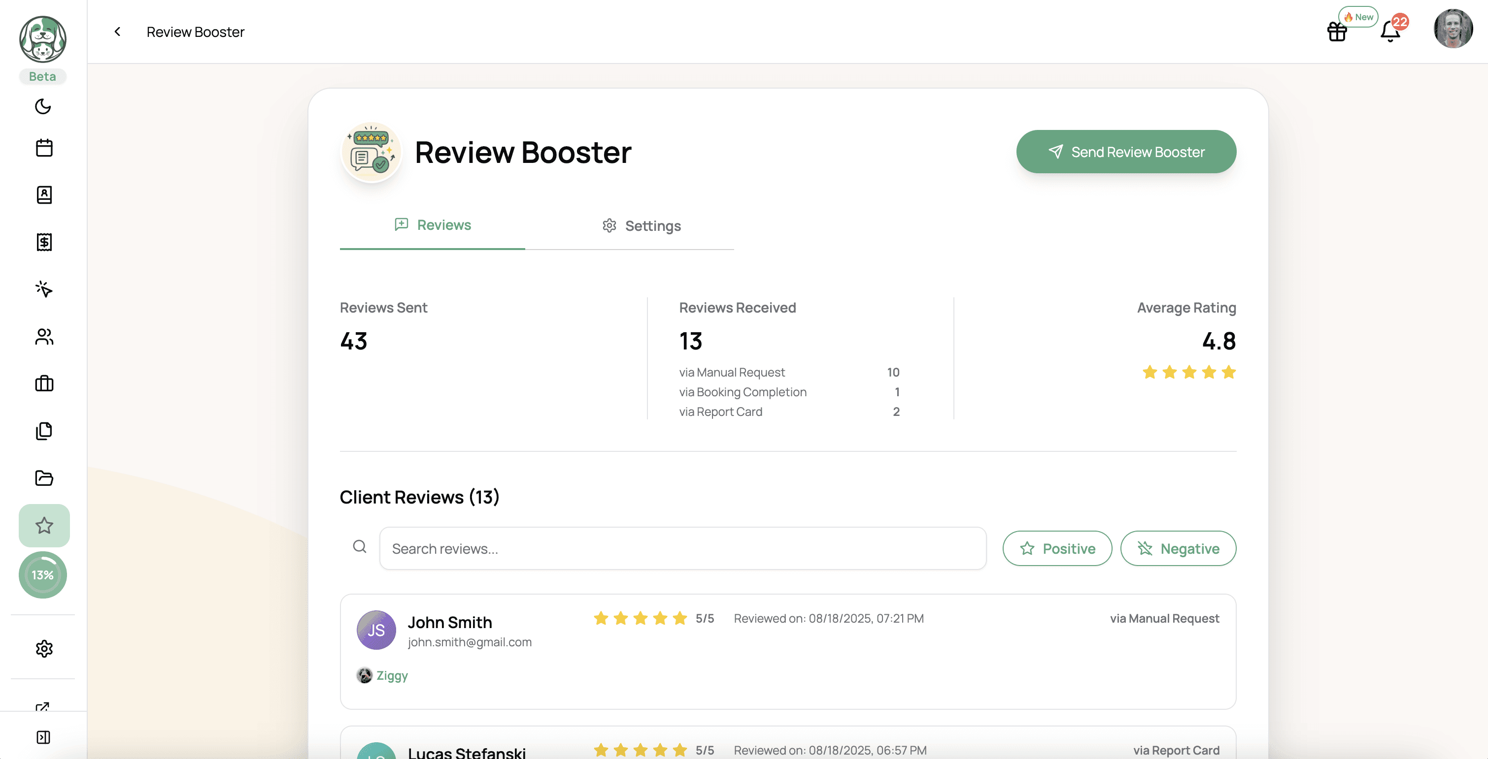 Pet Report Cards Showcase in Scritches