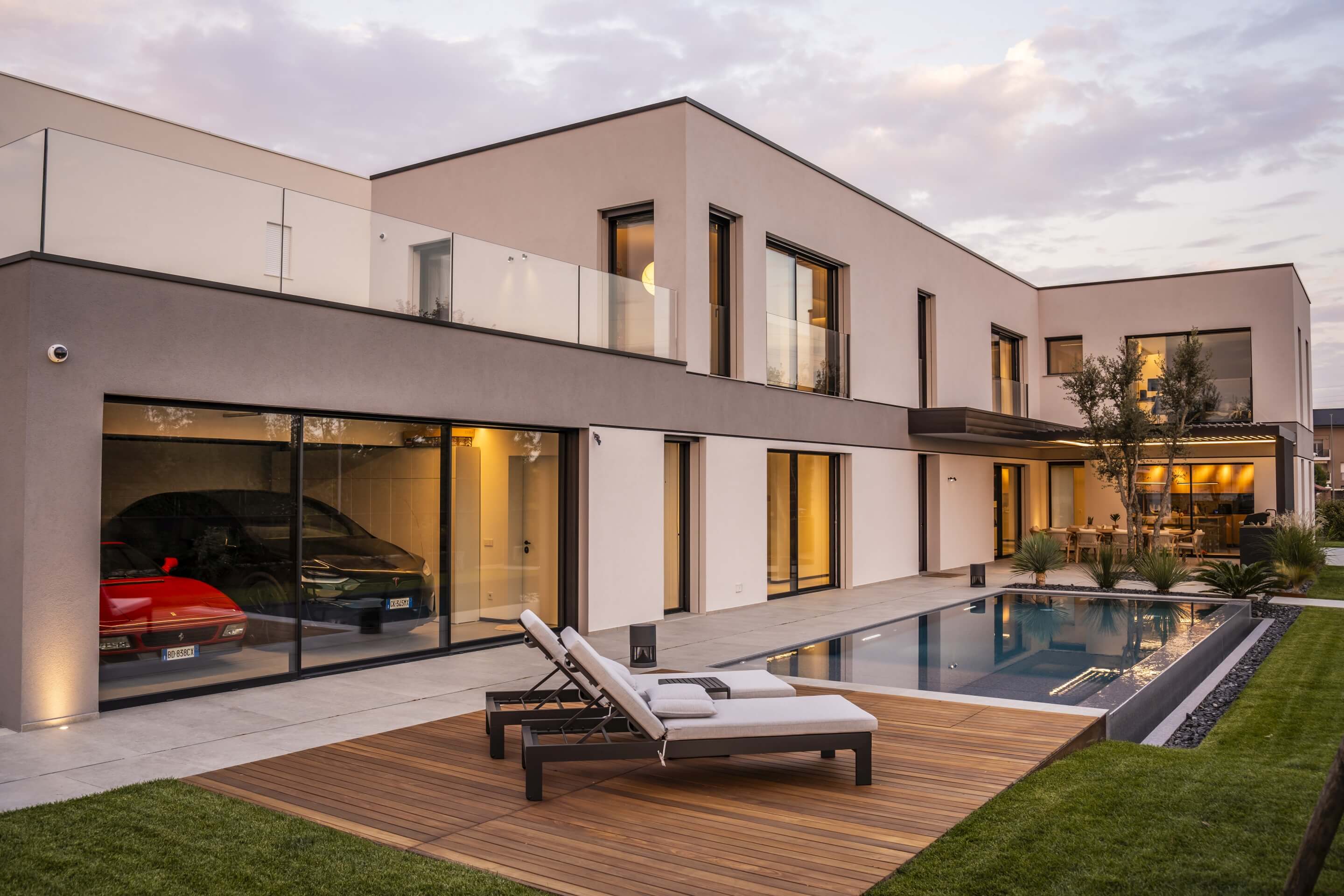 Foto architettura casa contemporanea a Padova - Nearlight Studio Agenzia fotografica