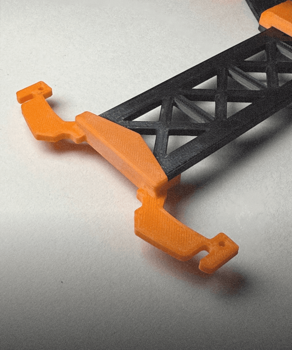 Adjustable sensor arm mount for basic line follower chassis – ARC8/ARC16 compatible