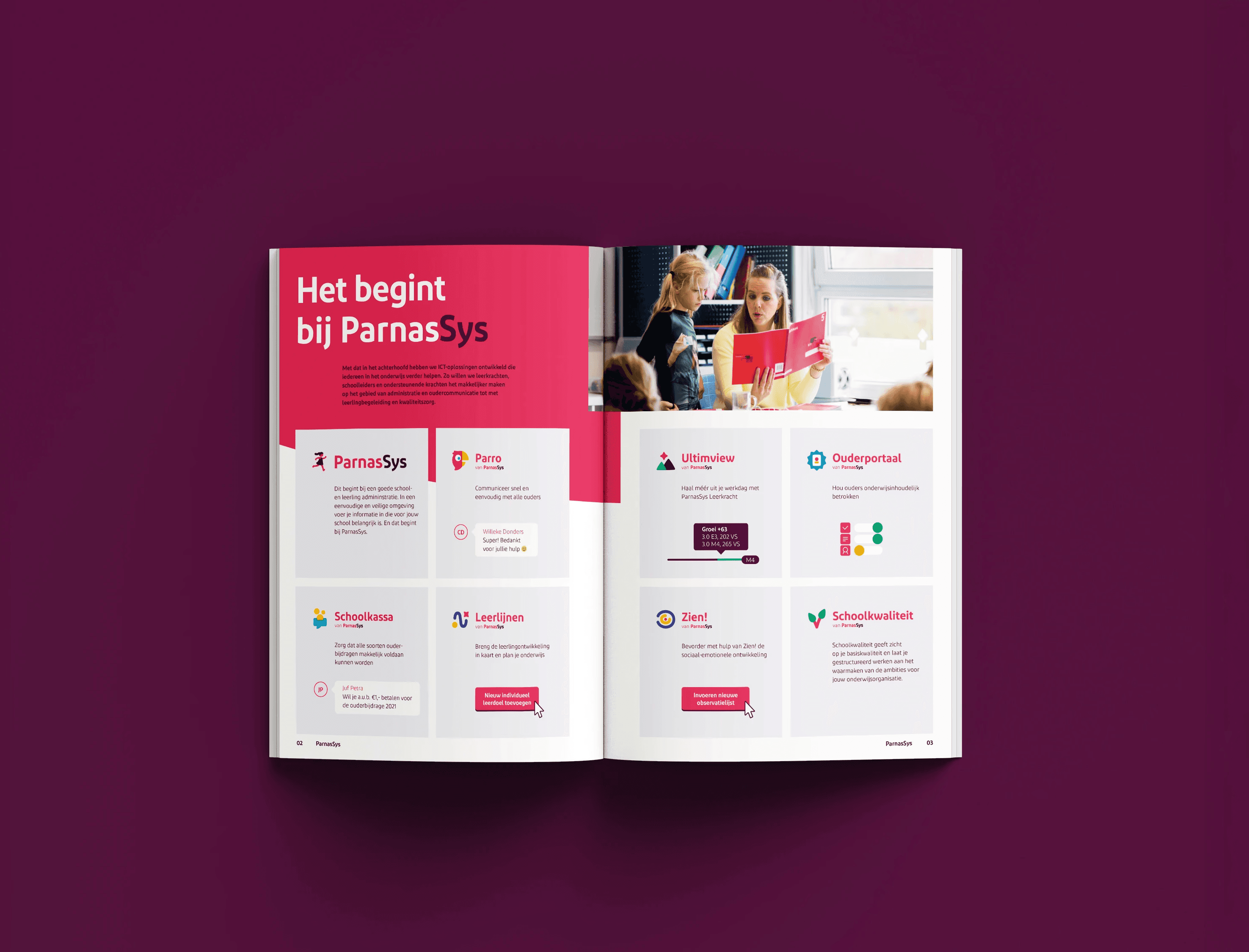 Grafisch ontwerp ParnasSys magazine