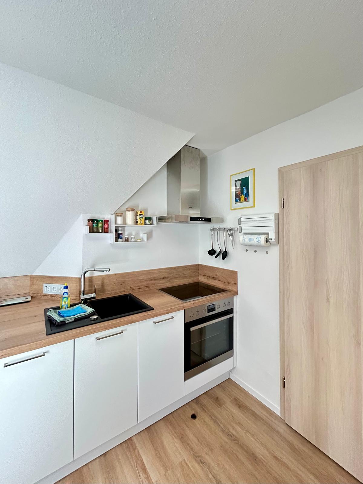 Bild Ferienwohnung Graal Müritz Wohnzimmer mit Schlafcouch