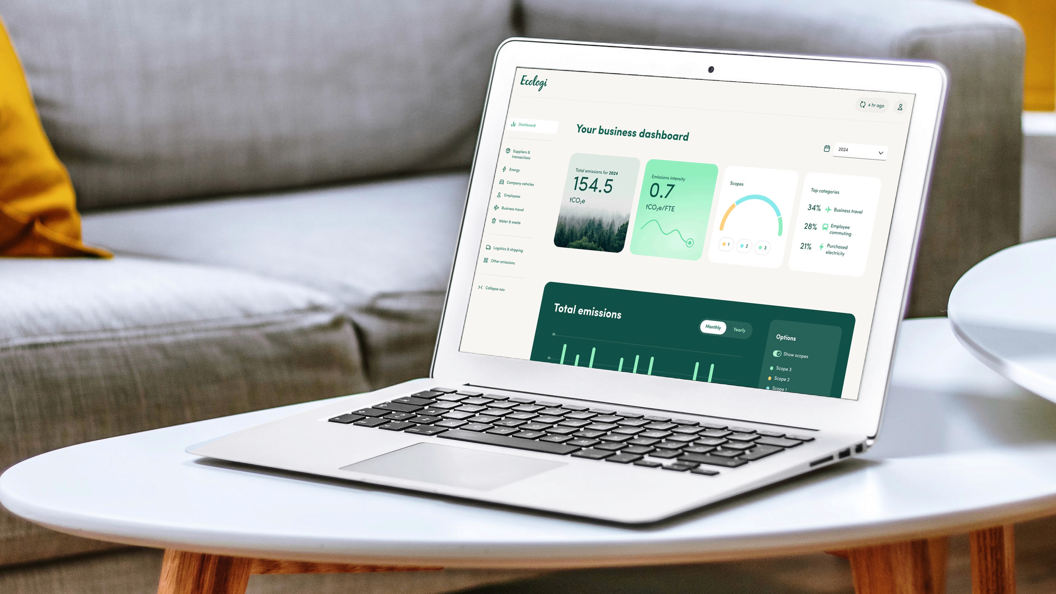 Scope 1 2 3 emissions laptop