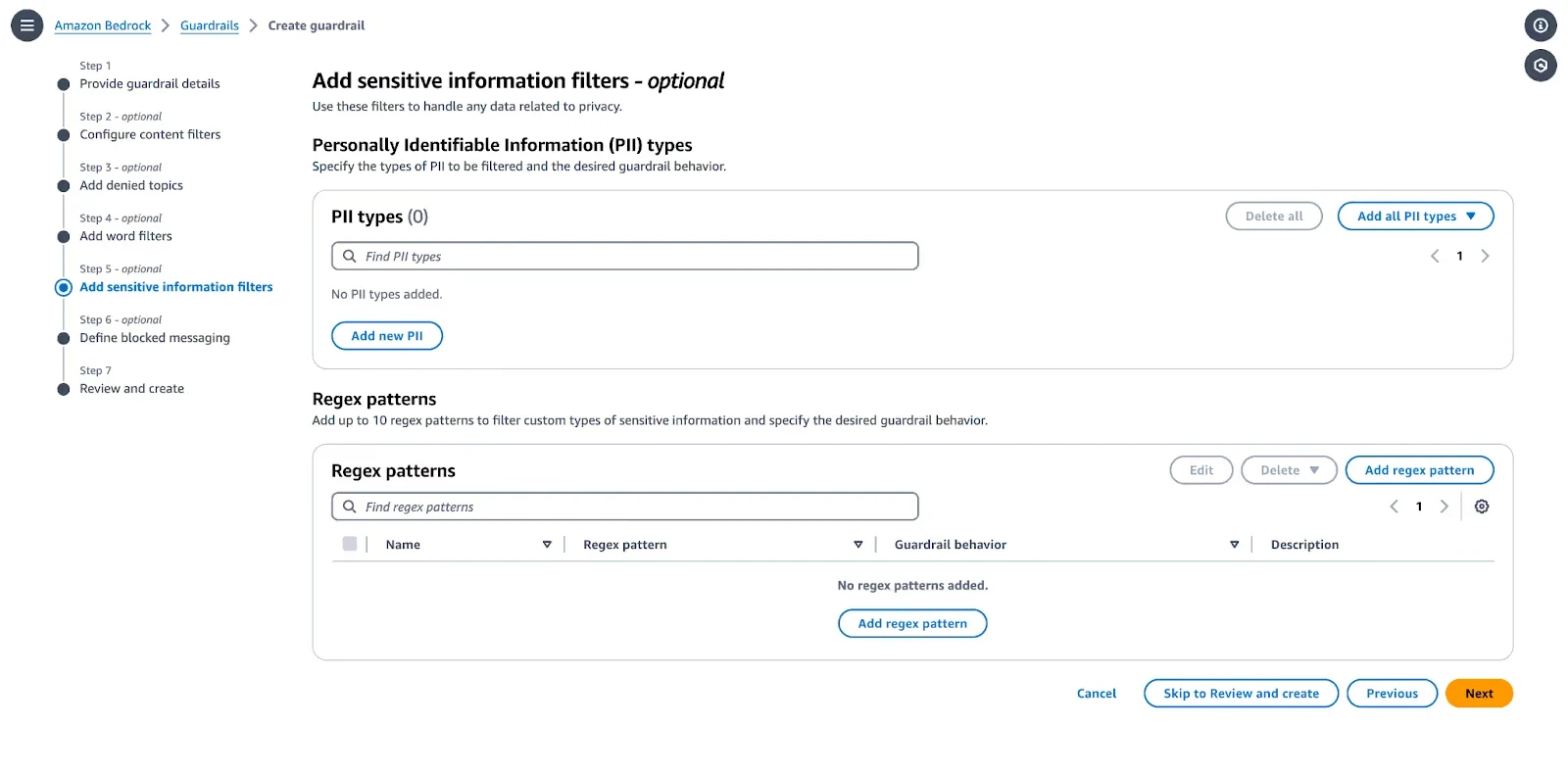 Enable PII Detection and Masking
