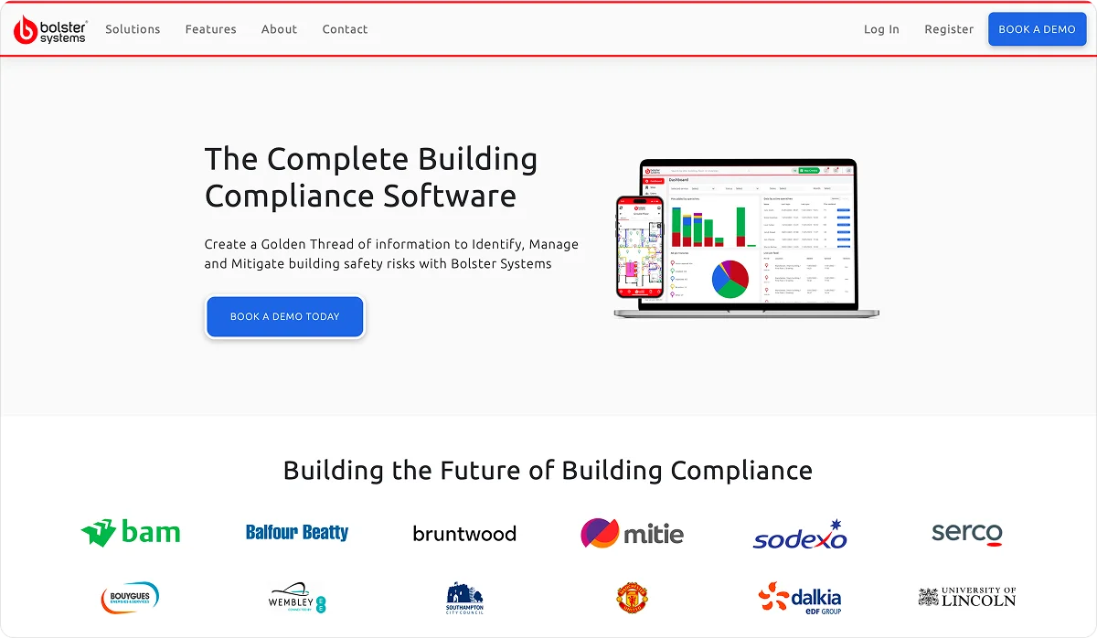 Bolster Systems homepage