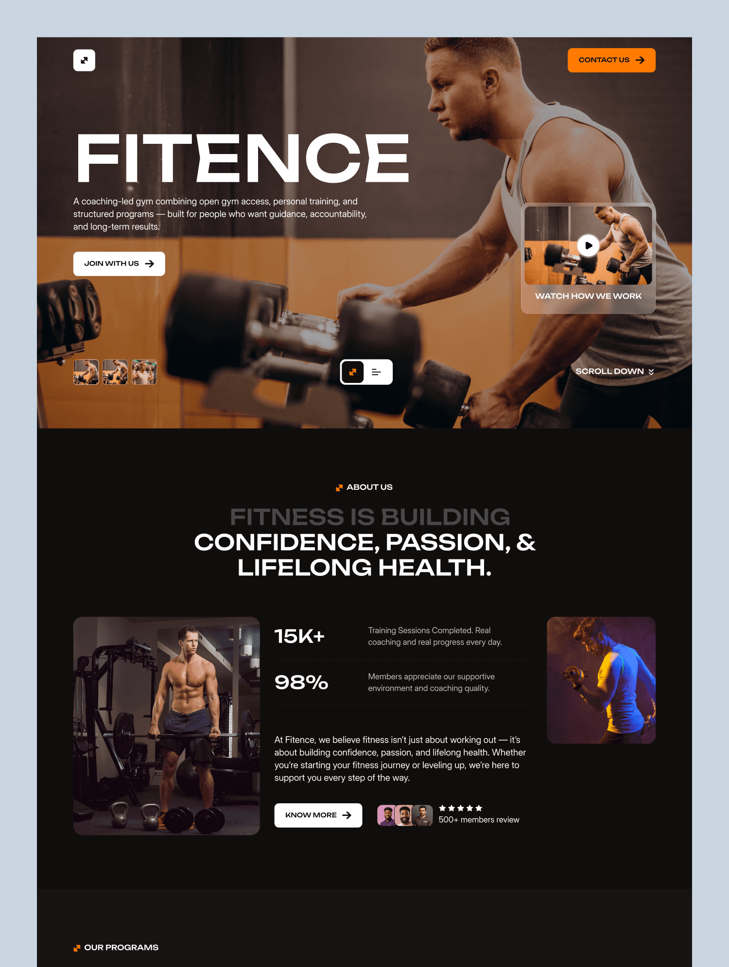 Gym & Fitness Business Template