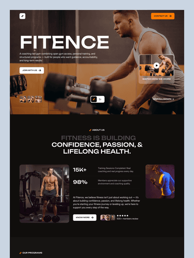Gym & Fitness Business Template