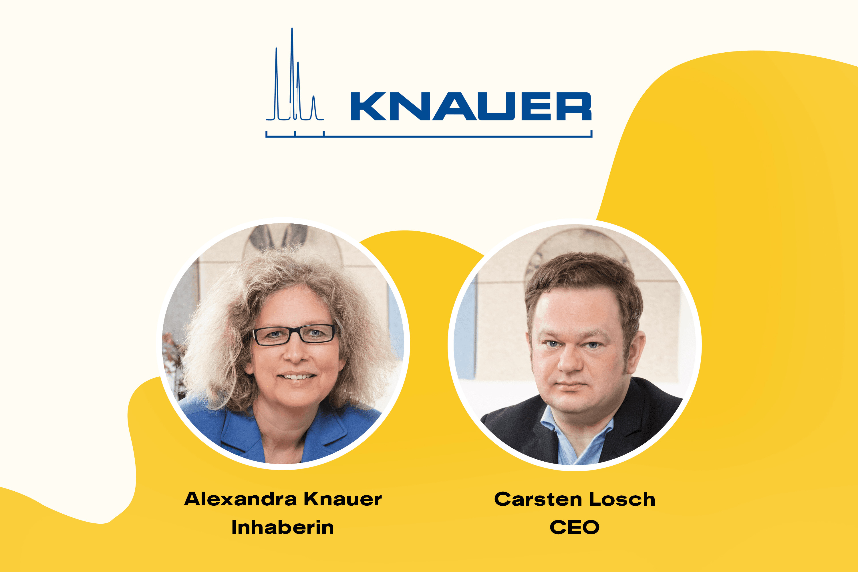 Grafik mit zwei runden Fotos -