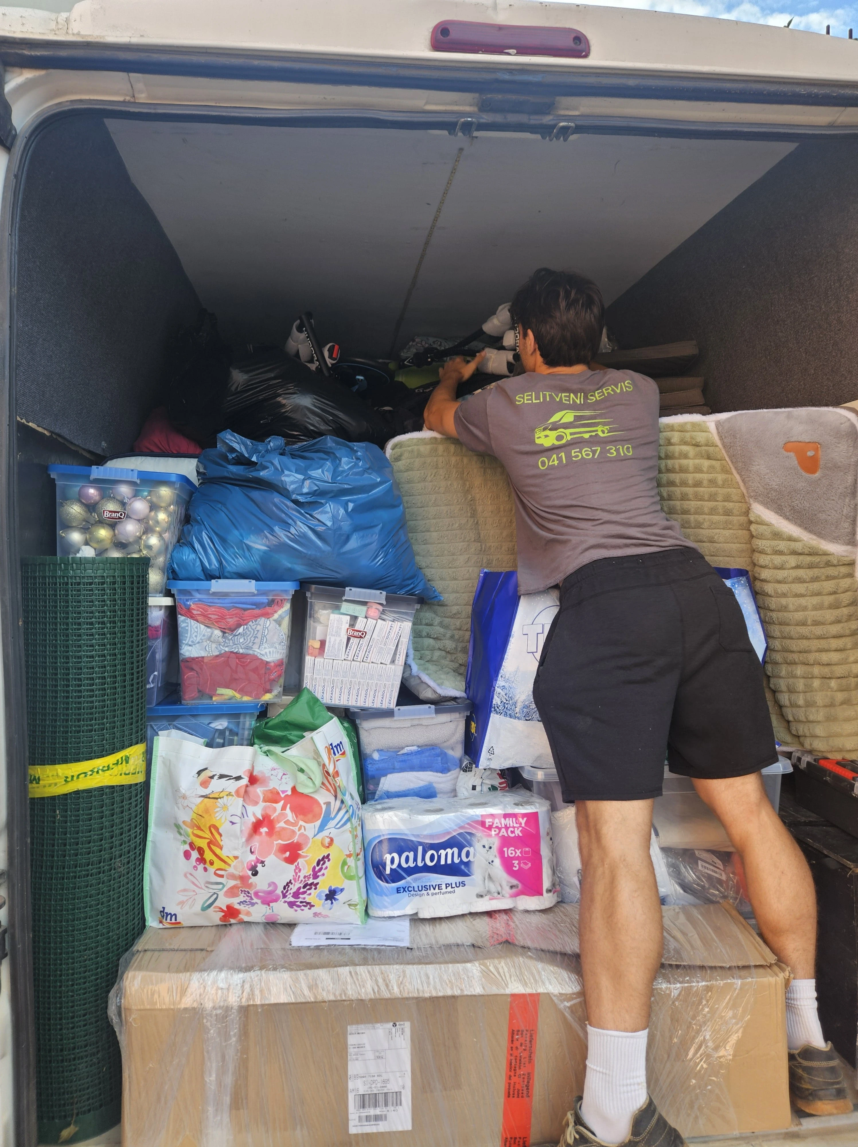 Priprava na selitev naše stranke