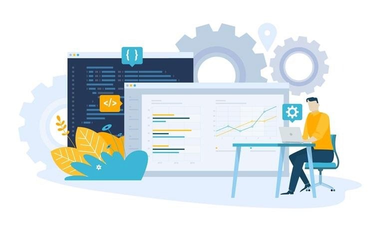 A flowchart depicting the mechanics of recursive feature elimination.